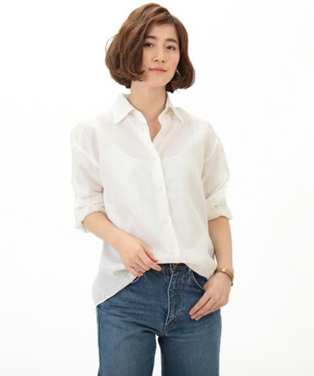 リネンオーバーシャツ