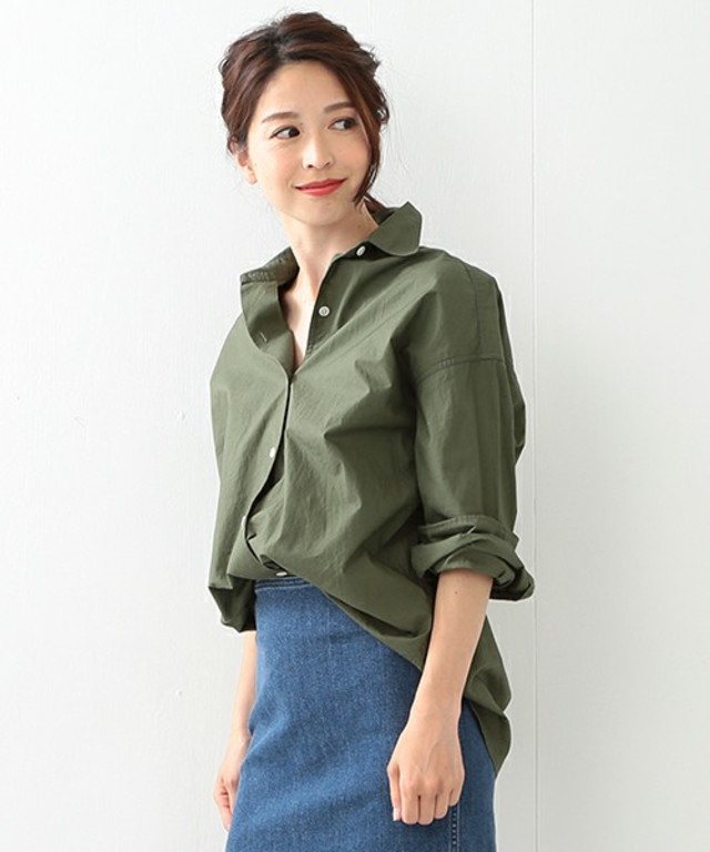Demi-Luxe BEAMS / コットン オーバーシャツ