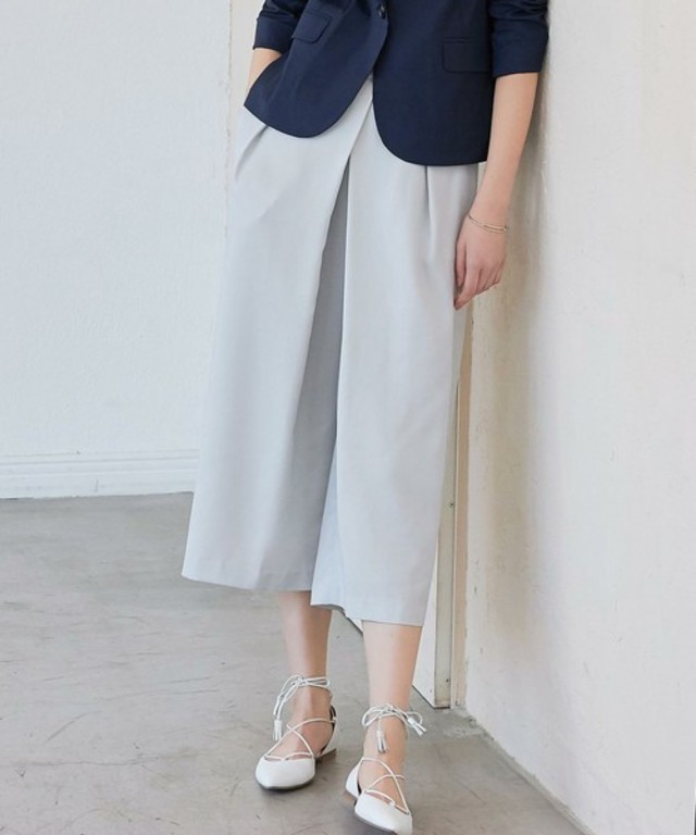 green label relaxing CR TE TK クロップドWIDE パンツ