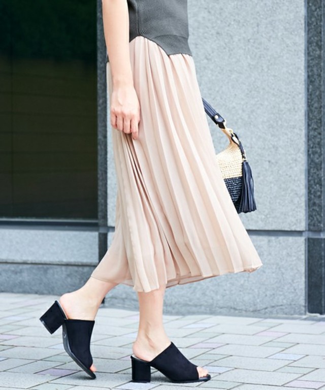 cloche　プリーツガウチョパンツ