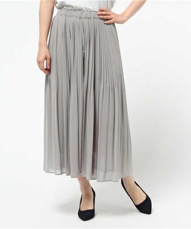 actuel 消しプリーツスカンツ