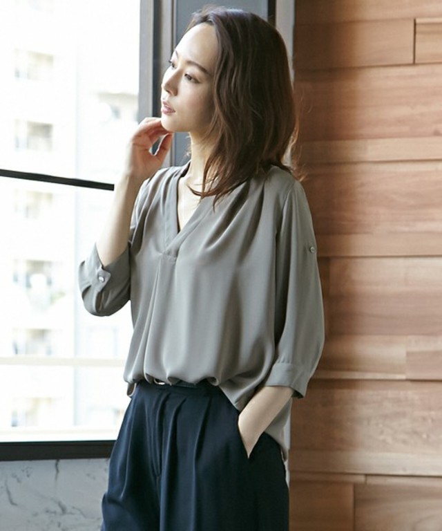 INGNI ノーカラーＪＺスキッパー/シャツ-2016ＳＳ-