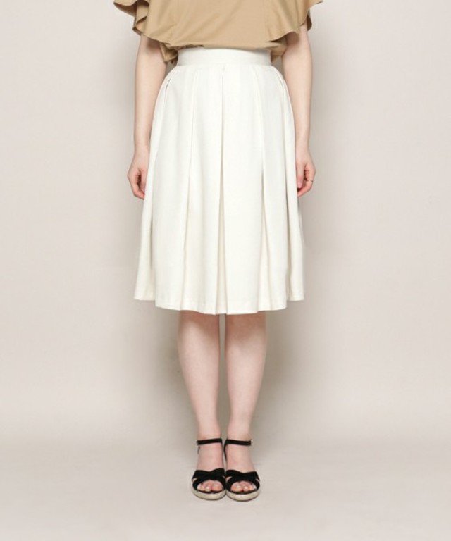 SENSE OF PLACE by URBAN RESEARCH：ボックスプリーツフレアスカート