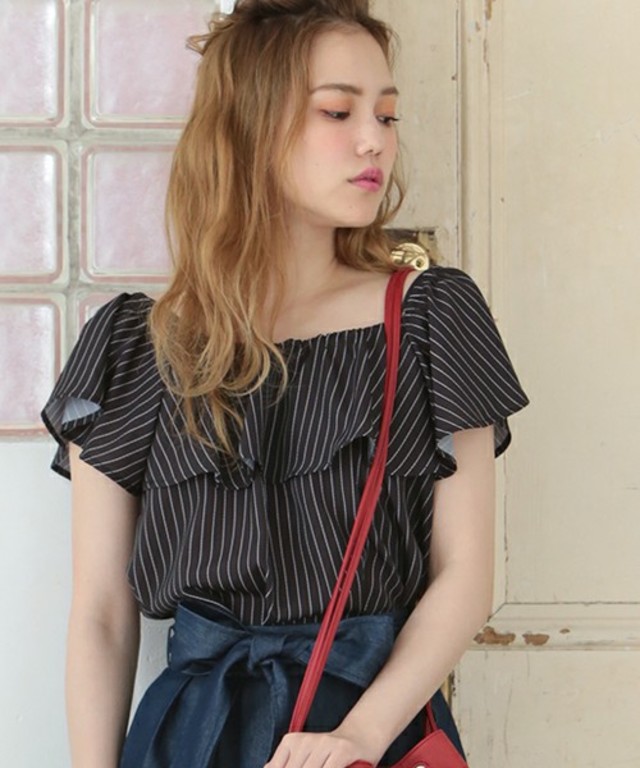 one after another NICE CLAUP ２ＷＡＹオフショルブラウス