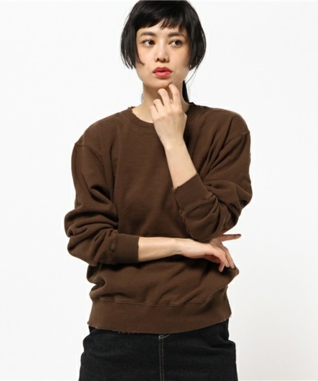 EDITION コットン クルーネックスウェットシャツ