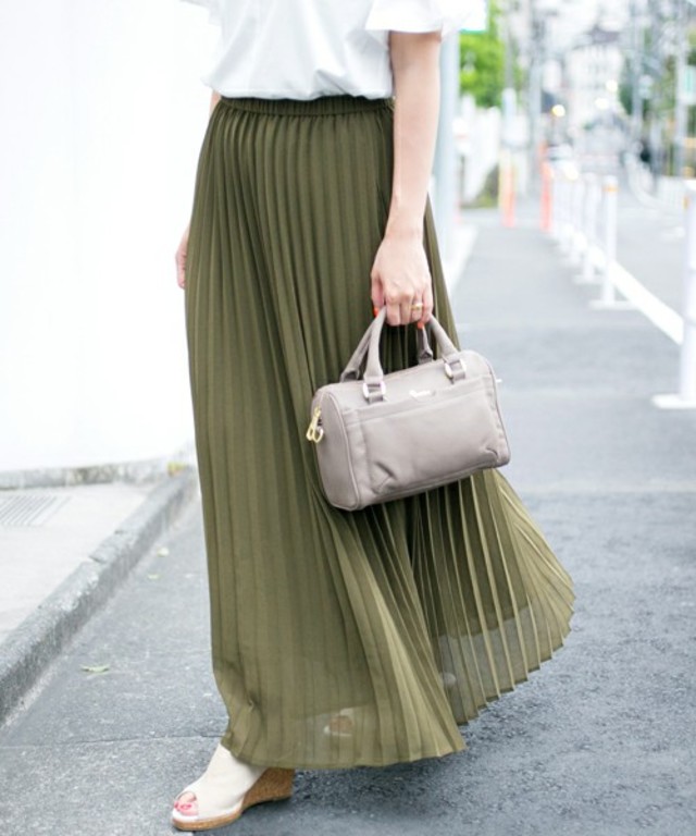 STUDIOUS：マキシプリーツスカート
