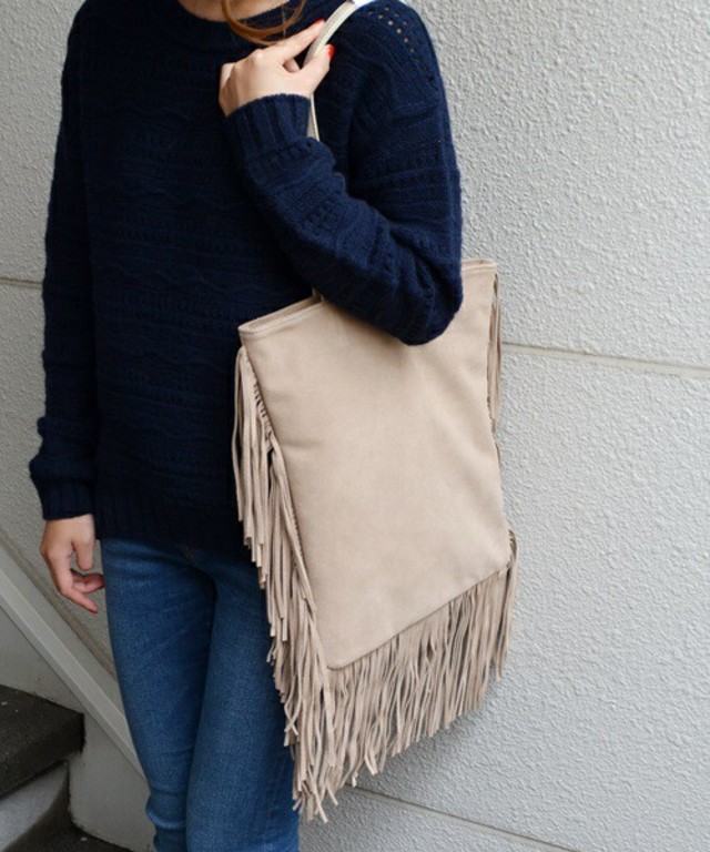 InRed 9月号掲載： フリンジトート