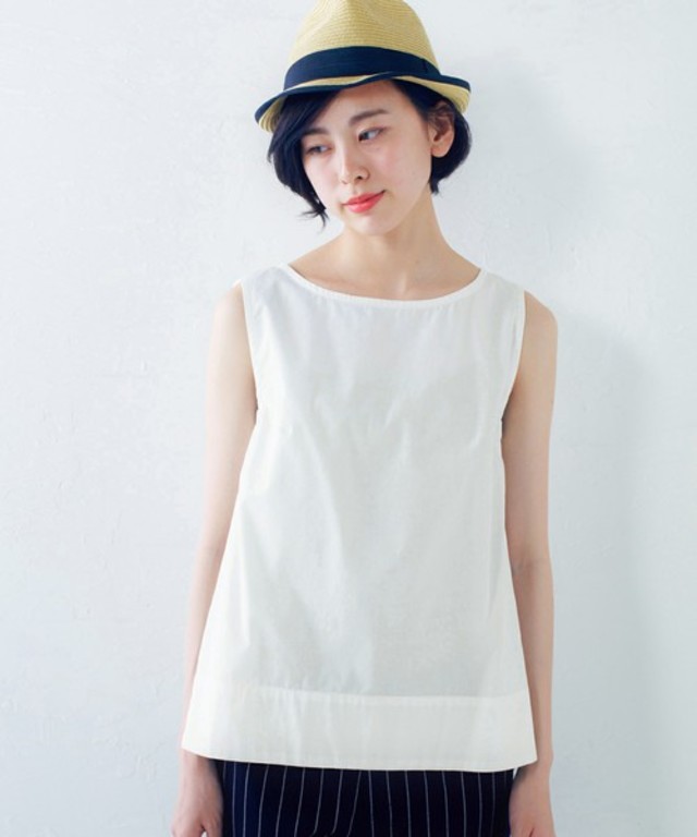 haco! エムトロワ　Ａラインのひらりシンプルトップス