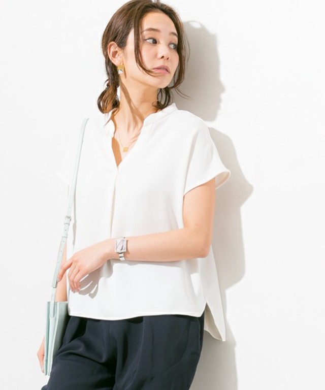 STUDIOUS スキンフレアブラウス