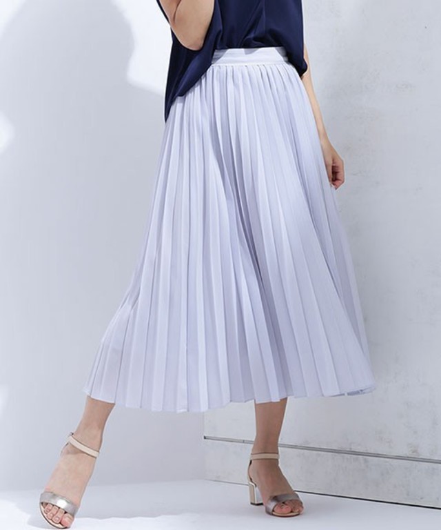 nano・universe REプリーツスカート