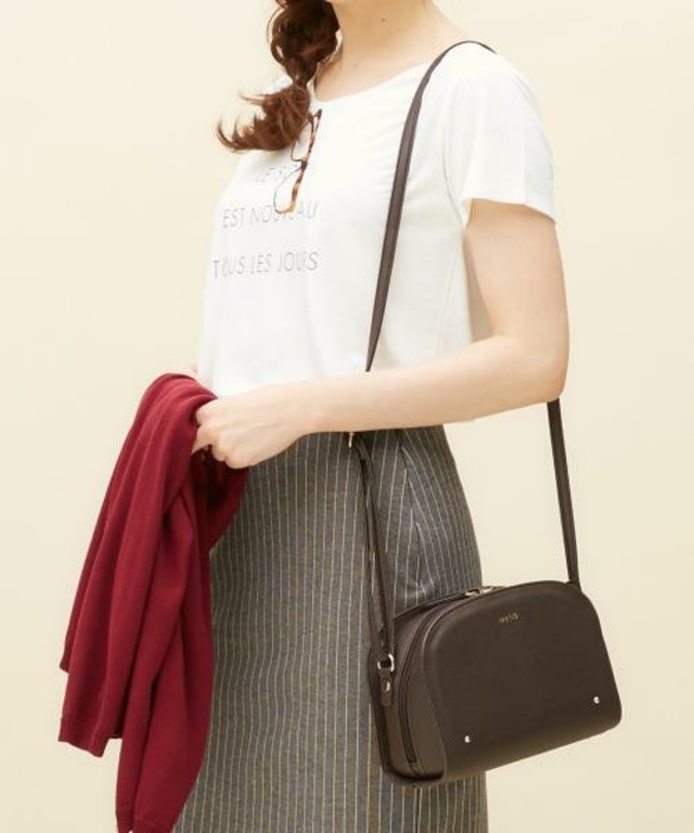 any SiS ハーフラウンドショルダーバッグ
