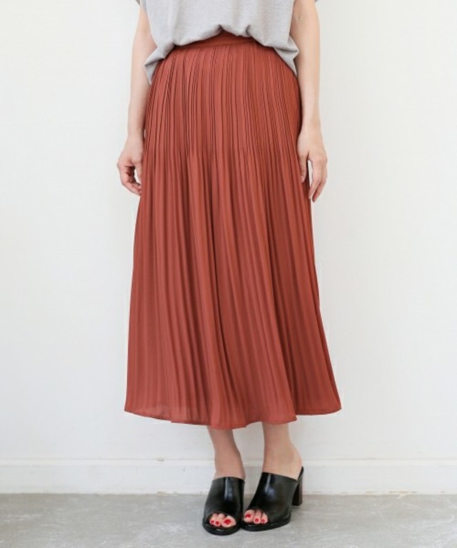 LEPSIM スソケシプリーツミディロングスカート　