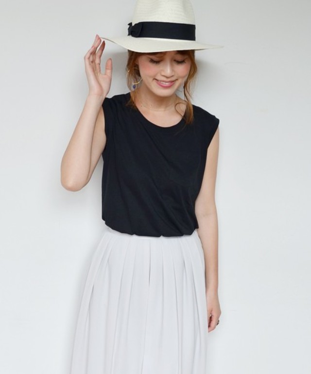 ベーシックノースリーブTEE