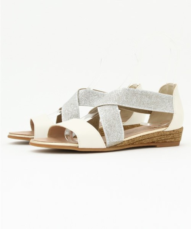 ジュートヒールサンダル