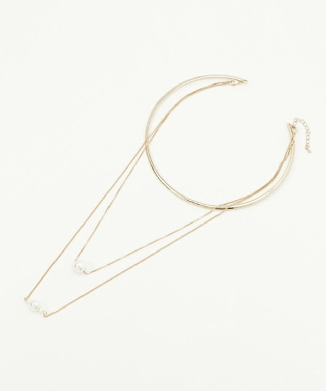 KOEのチョーカー&パールネックレス