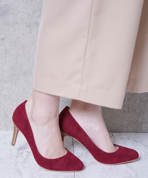 nano・universe　Fスエードコンフォートカラーパンプス