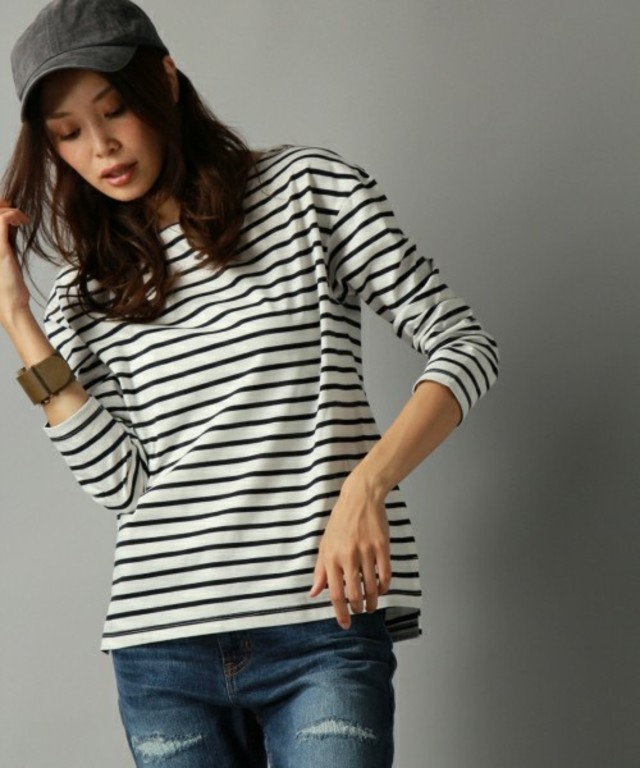 BAYFLOW　ボートネックボーダーＴ