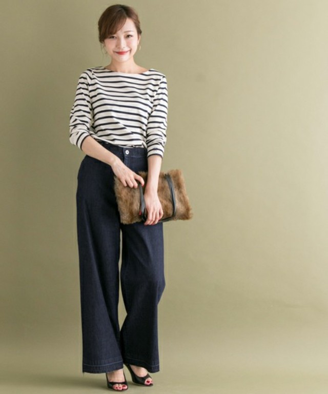 URBAN RESEARCH ROSSO ROSSO デニムバギーパンツ