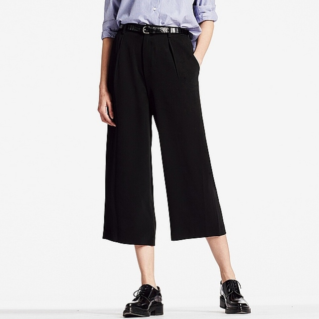 ドレープワイドアンクルパンツ