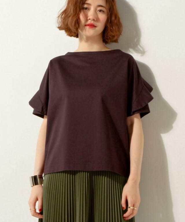 UNITED ARROWS　ペタルスリーブ カットソー