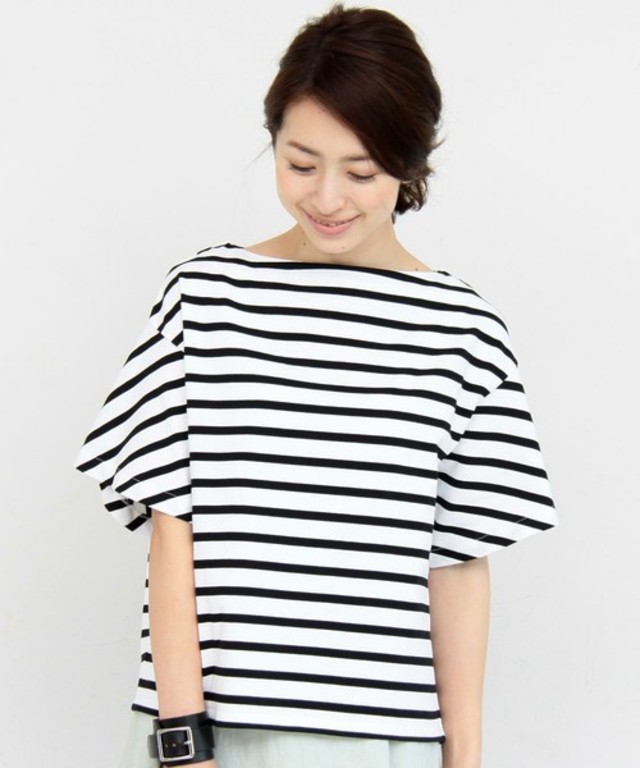 BEAUTY&YOUTH UNITED ARROWSコットンフリルスリーブカットソー