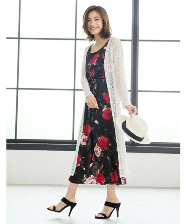 Re:EDIT レースカーディガン/アウター