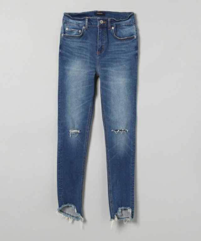 ②JEANASIS アソートクラッシュクロップドデニムスキニー