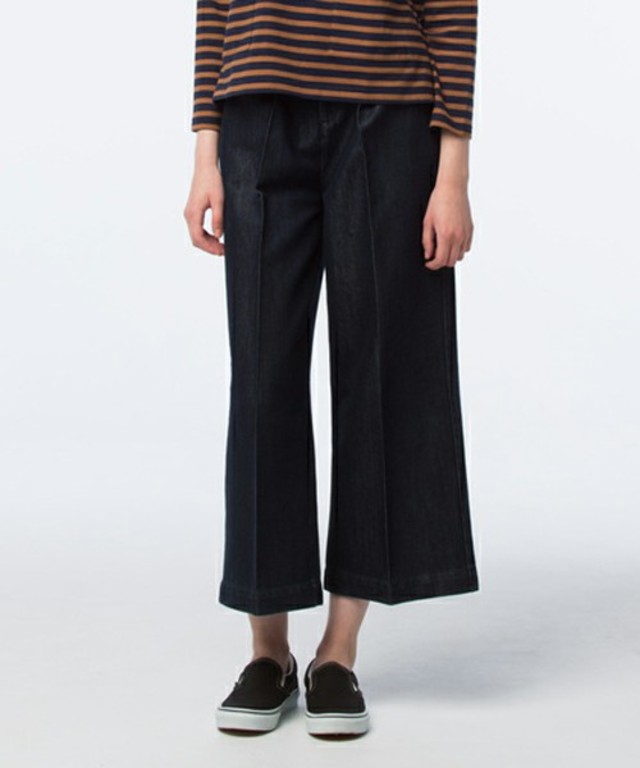 ④KOE デニムタックワイドパンツ
