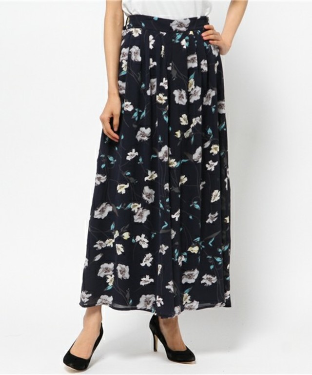 Re:EDIT タック入りワイドパンツ