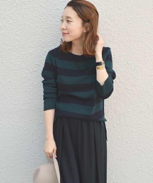 SHIPS for women 　ミラノリブニットプルオーバー