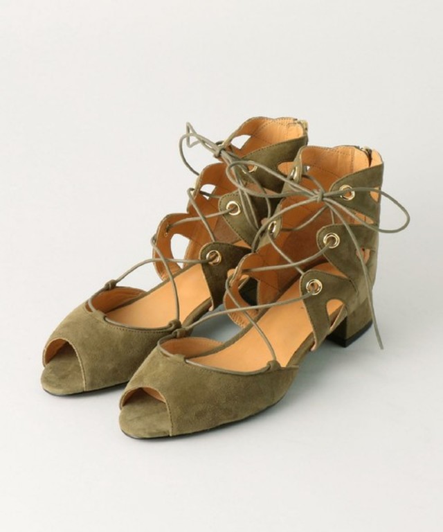 UNITED ARROWS スエードレースアップサンダル