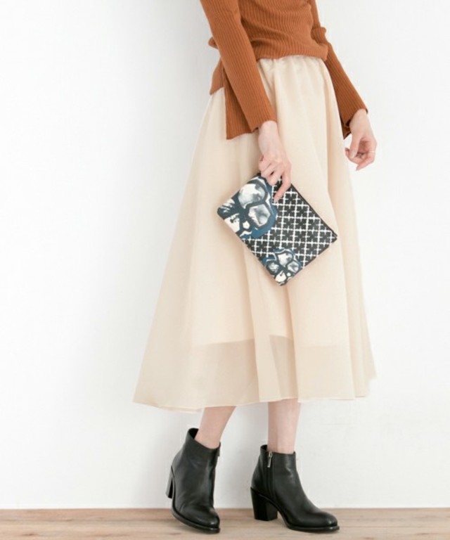 URBAN RESEARCH UR オーガンジーサーキュラースカート