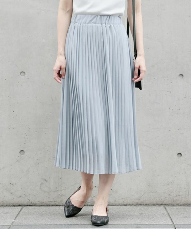 AMERI SOLID PLEATS SKIRT