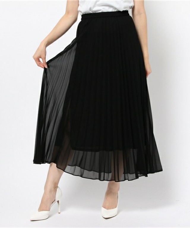 FRAY I.D シフォンプリーツスカート