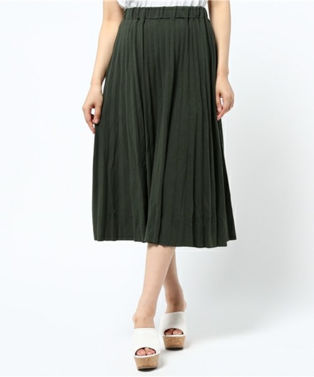 Ciaopanic ミニ裏毛ミモレプリーツSK