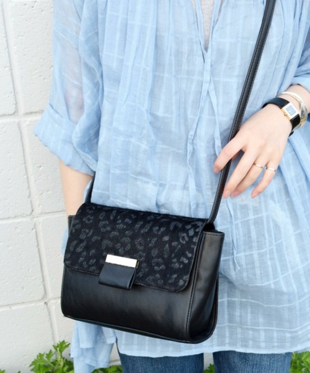 レオパードバッグ