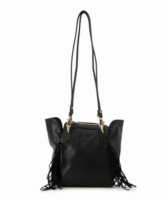 LEATHER FRINGE SMALL BAG
