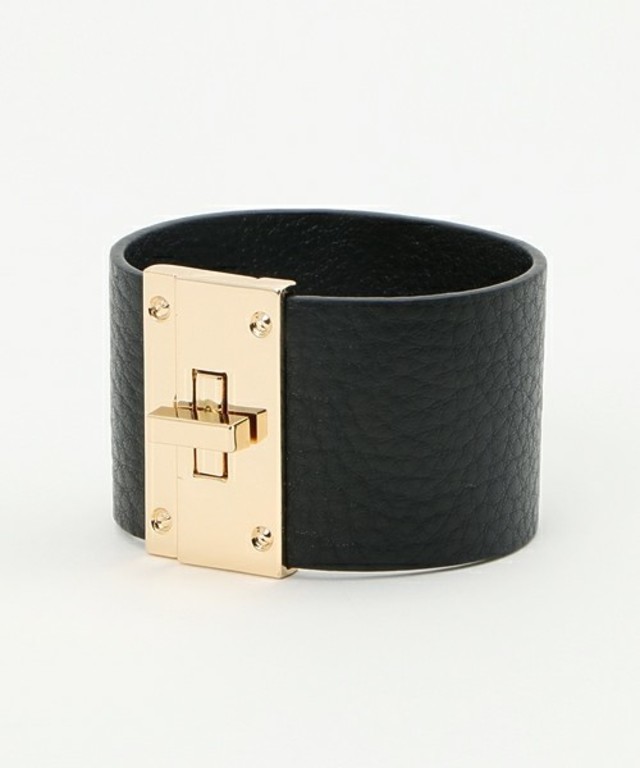 レザーバングルL