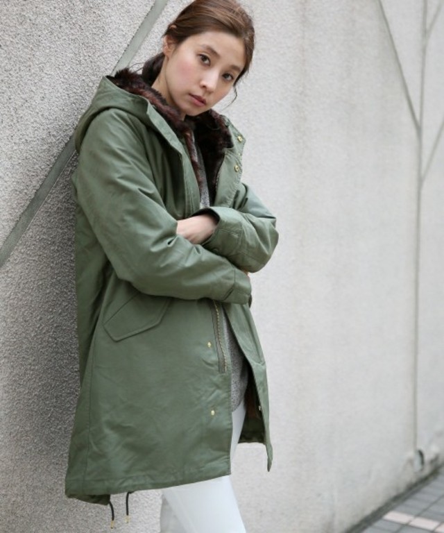 インナーボアモッズコート