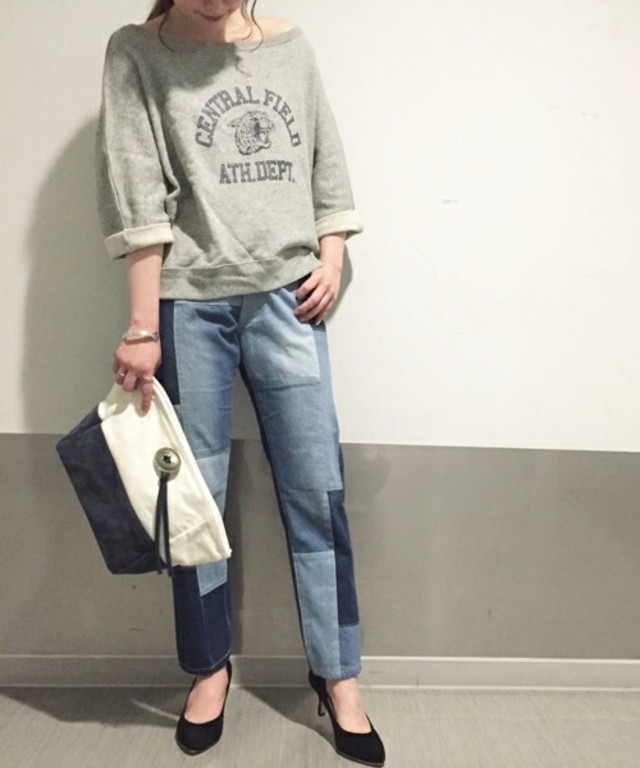 Ciaopanic パッチワークデニム