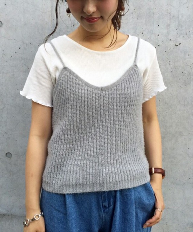 Kastane フェザーヤーンキャミニット