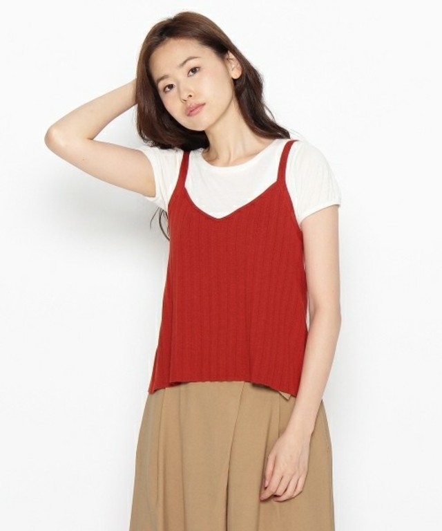 AG by aquagirl リブニットキャミソール