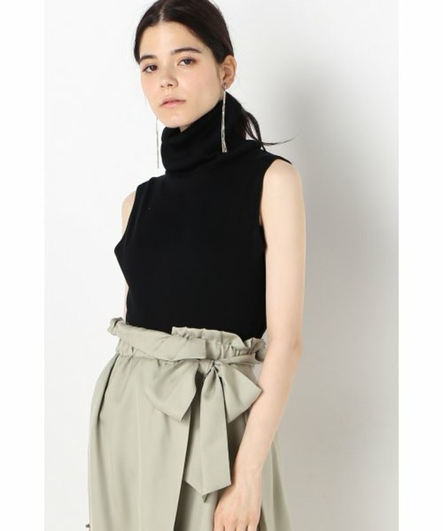 IENA NAOS GASS リブ タートルネック プルオーバー