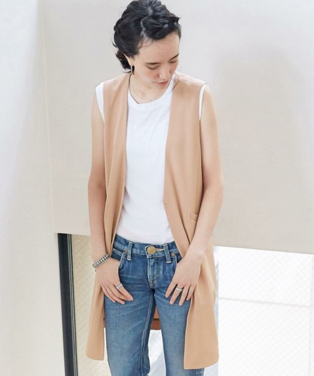 green label relaxing [WEB限定]KC P/PU Gilet V/CL ベスト