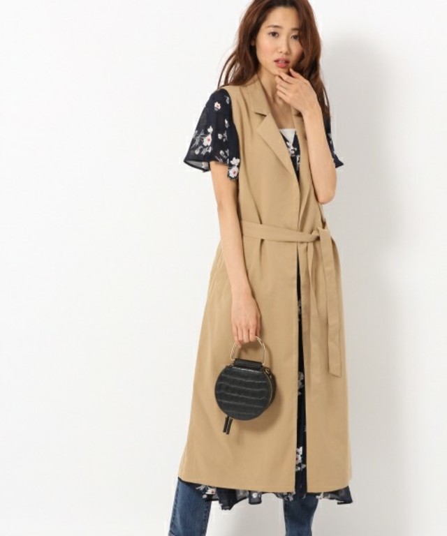 ラペルツキロングジレ