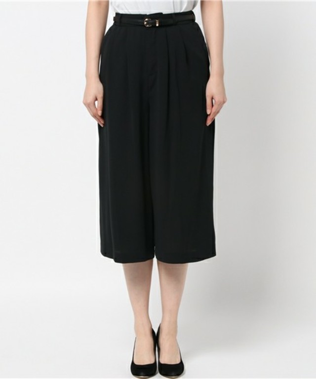 INGNI ベルト付トロミガウチョ/パンツ-2016ＡＷ-