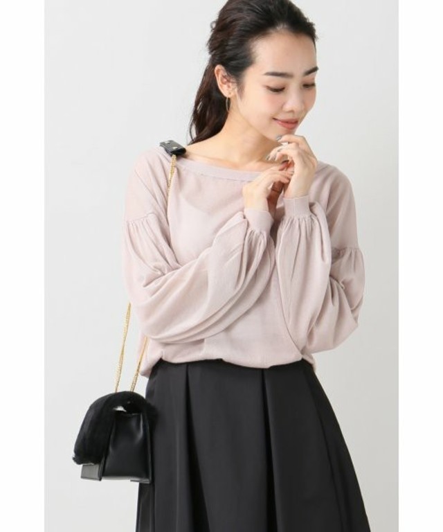 IENA by JULIE ボリュームスリーブ プルオーバー