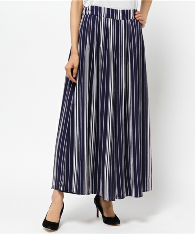 Re:EDIT タック入りワイドパンツ