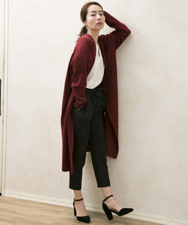 １２Ｇミラノリブロング/コーディガン-2016ＡＷ-