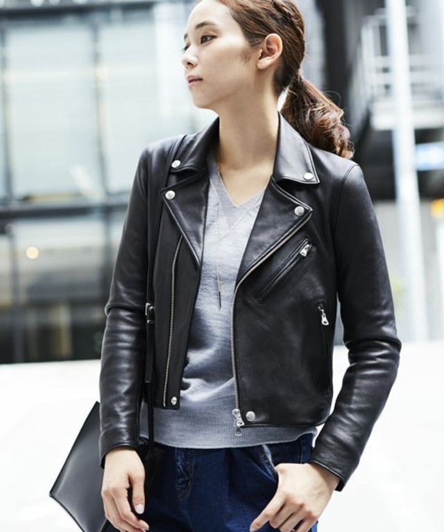 【WEB限定】STUDIOUS ソフトラムダブルライダース